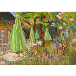 La terrasse fleurie de Giverny