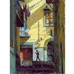 Nancie King-Mertz / Alley In Assisi
